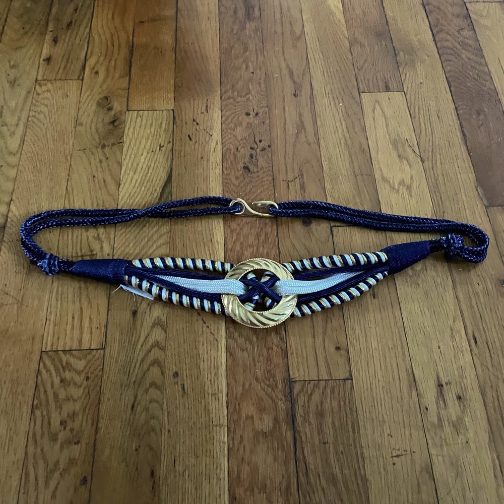 Retro 80’s Rope belt - size fits small to large